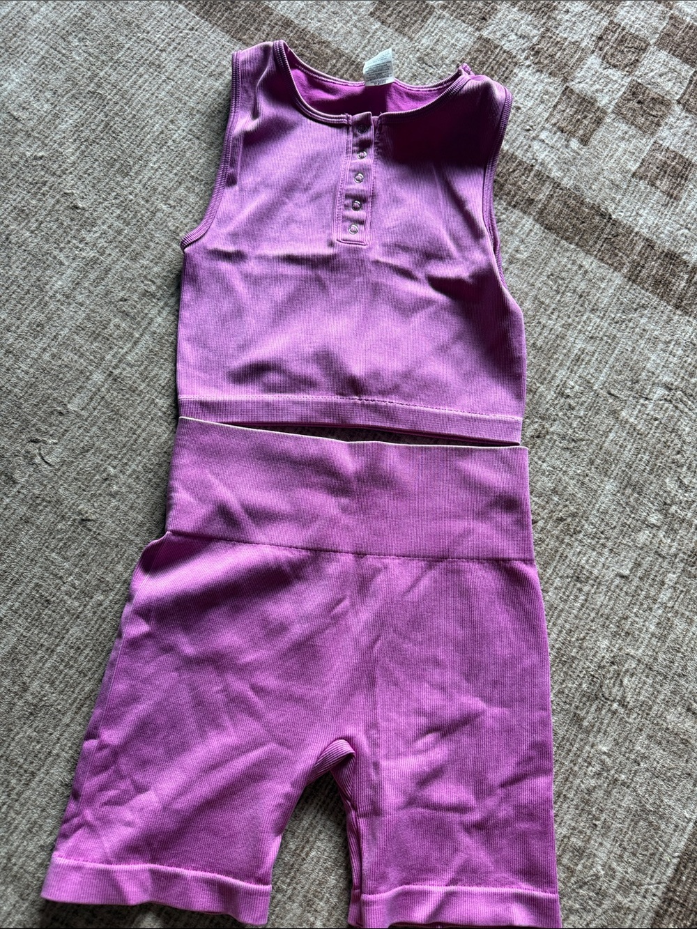 No Boundaries ribbed yoga set